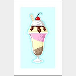 Pixel Sundae Posters and Art